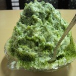 赤乃れん - 自分のミルク宇治みぞれ、ちょこっと盛りです