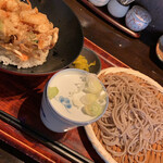 Shouzaburou - もり蕎麦とかき揚げのセット８５０円