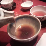 玄蕎麦 野中 - そば湯は自然体です