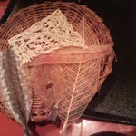 玄蕎麦 野中 - 天日干し　小魚の網焼き