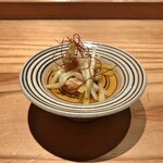 とり茶太郎 - 黄ニラの三杯酢