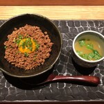 とり茶太郎 - ミニそぼろ丼
