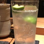 とり茶太郎 - 本日の柑橘ソーダ（酢橘）