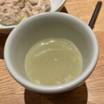 橙 - ニ杯目の水炊きスープ