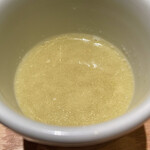 橙 - 三杯目の水炊きスープ　