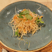 オーパス ワン - 混ぜ合わさった真鯛のお造り