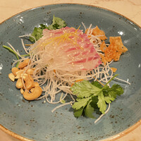 オーパス ワン - 真鯛のお造り　混ぜる前