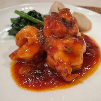 オーパス ワン - エビのチリソース