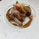 Dining & Bar TENQOO - 地鶏のグリル　ソースはフォンドボー