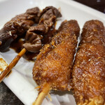 串八丁どて八丁 - どて串に味噌串カツ。