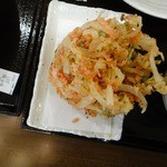 さかい庵 - 桜海老と野菜ゲンコツかき揚げ