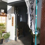 手打ち蕎麦 ほてい家 - 店の入口