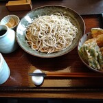 Ishiusubikiteuchisobakouammangetsu - ざる蕎麦セット