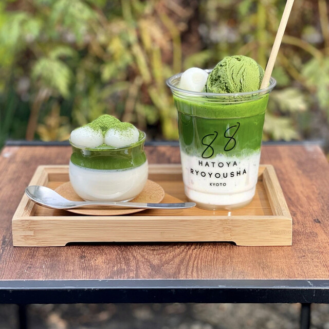 お抹茶 八十八良葉舎 本店 （ハトヤリョウヨウシャ） - 車折神社/ティー