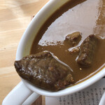 神戸湊町伽厘 - 牛肉アップ。