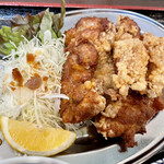 Shokudou Tongaribouya - 鶏の唐揚げアップ