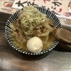 Nikudoufuto Remonsawa Taishuushokudou Yasubee - 「肉豆富(白)」(438円)「煮玉子入り」(+110円）