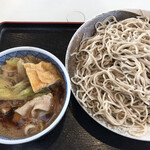 麺蔵 禅 - 肉汁そば大盛