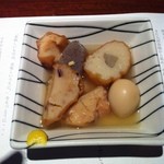 突き出しのミニおでん♪