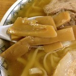 森田屋支店 - メンマ　中華そば　2012年10月