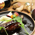 イタリア食堂シェフズ - スペアリブロースト トリュフとマデイラワインソース