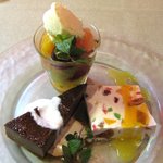 fino - (09/6夜)デザート盛り合せ（交渉ベースで注文したもの）