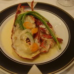 ブラッスリ 風間 - カナダ産オマール海老のナージュ仕立て、ソース・ブールブラン