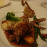 ブラッスリ 風間 - ブレス産仔鳩のロースト、赤ワインソース