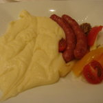 ブラッスリ 風間 - アリゴ・ホッカイドウ、道産豚肉のソーセージ付き