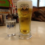 餃子の王将 - 生ビール、あ～瓶があればな～