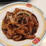 餃子の王将 - ホルモン味噌炒め