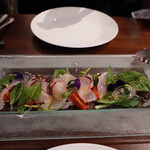 ブラッスリー ルー - お通し　アジダイのカルパッチョ