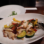 ブラッスリー ルー - イカのガーリックソテー