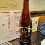 アジアンバー・ラマイ - サッポロ黒ラベル500ml中瓶