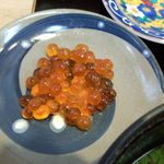 魚楽 - いくら別皿（アップ）