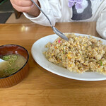 一楽ラーメン - チャーハン　スープ付き680円