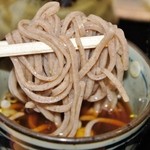 道の駅　いりひろせ - 「おそば」冷つけ汁で食べますところです(12/10UP)