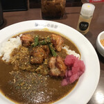 カレーハウス CoCo壱番屋 - チキンスパイスカレー960円とガーリック52円