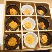 鮨 青海 品川店 - 雲丹９種食べ比べ♪