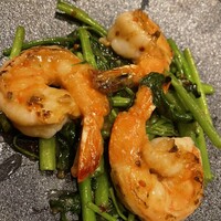 中華旬彩 森本 - 空芯菜と海老