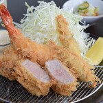 とんかつ & 焼鳥 An - ミックスフライ定食