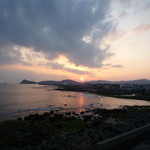 枕崎観光ホテル岩戸 - 客室からの夕日