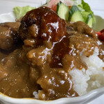 カレーショップ フジ - ホタテカレー　ビーフカレーバージョン