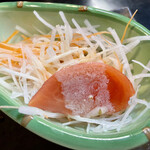 Tabei - 無農薬大根のサラダ。瑞々しく美味しい♡