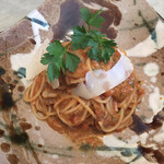 レロエ オヴェスト - 黒豚と香味野菜のトマトソーススパゲッティー