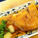 夢乃家 - 煮魚　薄味で軟骨まで食べられましたぉ！