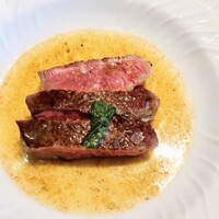 La Brianza - 十勝若牛フィレグリルバターソース。美味しかったな〜(๑´ڡ`๑)遠い目になるくらいに。ブリアンツァの火入れでこちらの火入れでいただくサカエヤさんのお肉が最高なんですよ～本当に!!