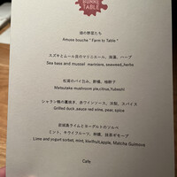 ラ・ボンヌターブル - 本日のメニュー