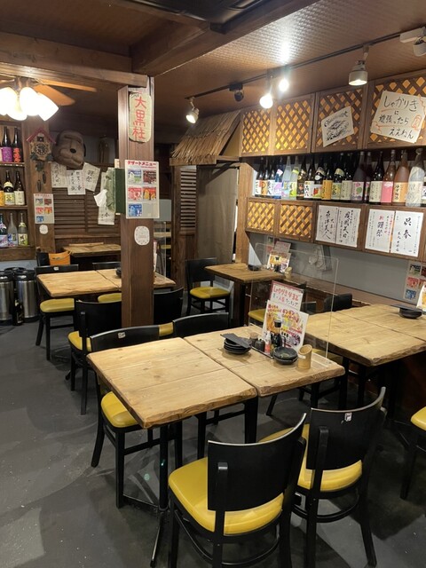 座席 : 串カツ・もつ鍋・かすうどん しゃかりき432” 新福島店