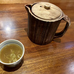 草庵 - 蕎麦湯